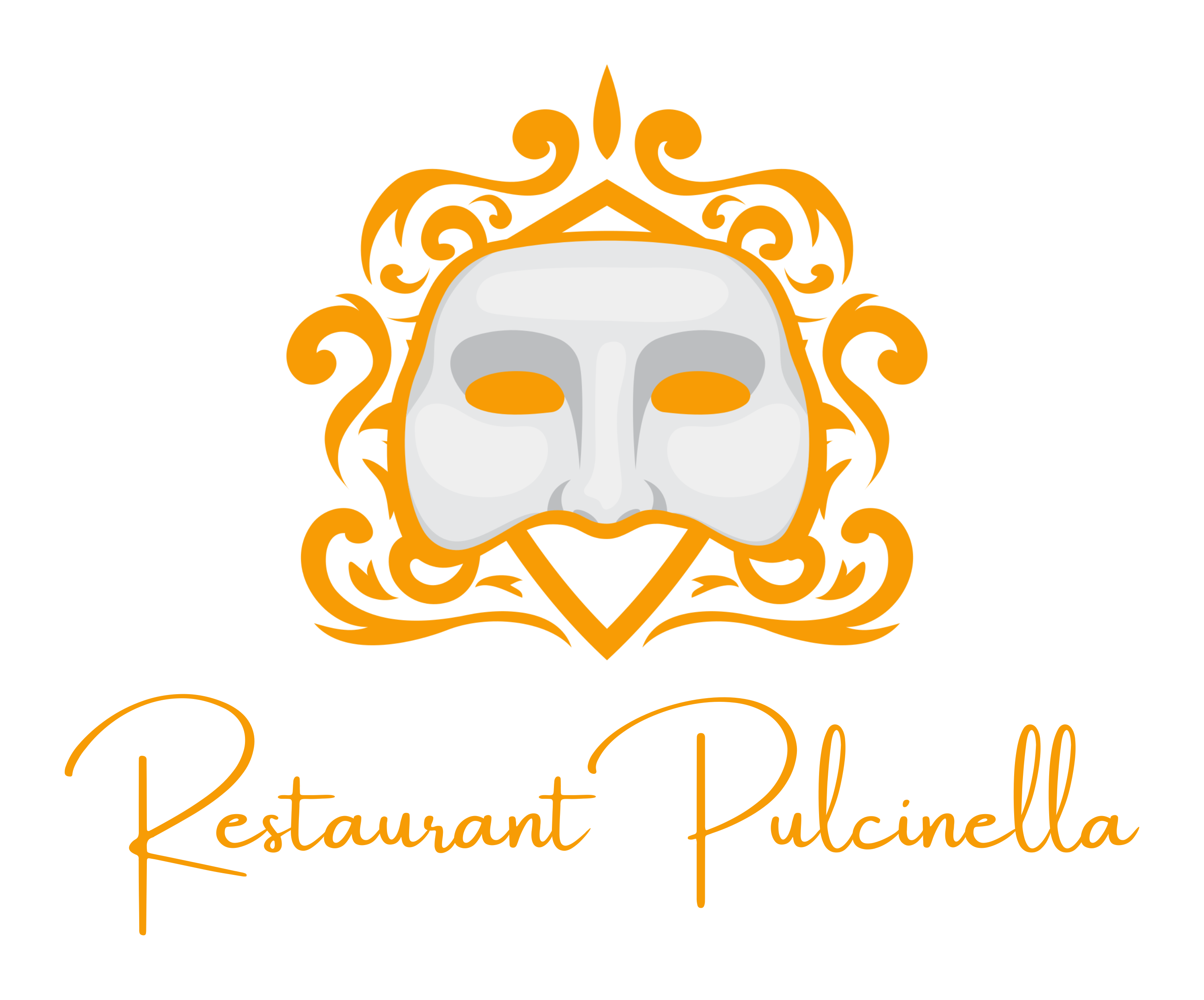 Pulcinella Montreal Italian restaurant logo, AdPretzel portfolio